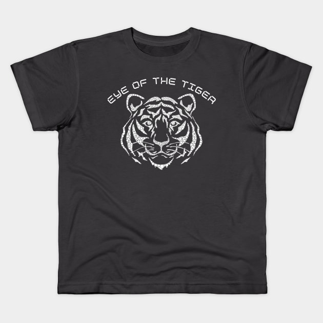 Eye of the tiger Kids T-Shirt by trendyhoodiesandshirts